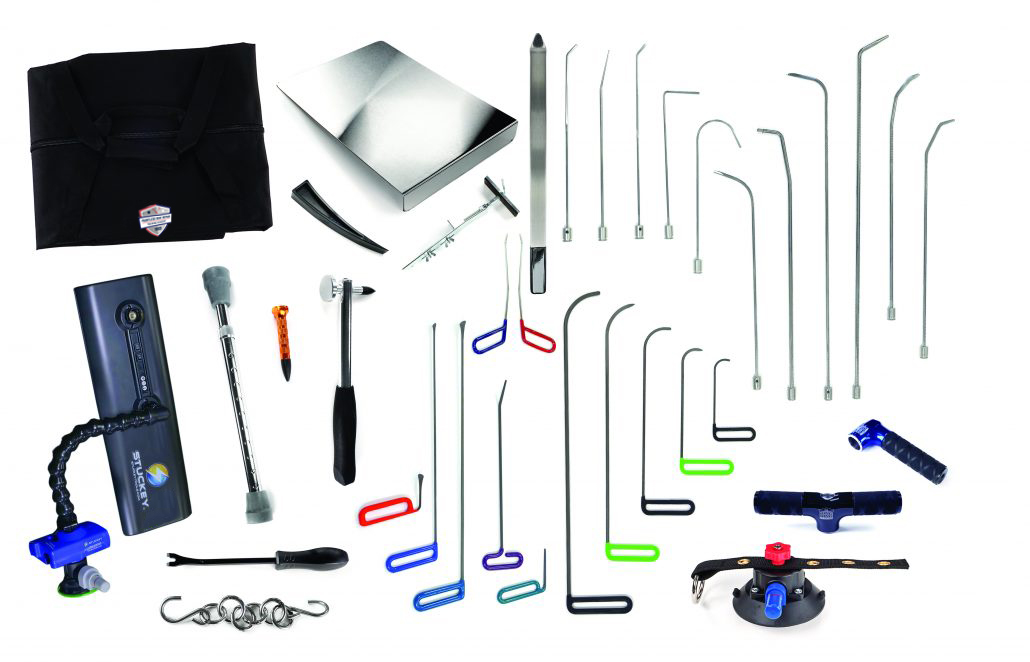 A variety of tools and tools are shown on a white background.