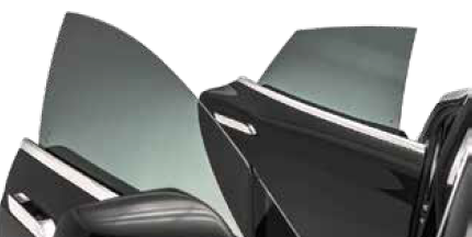Mercedes-benz c-class - rear window deflectors.