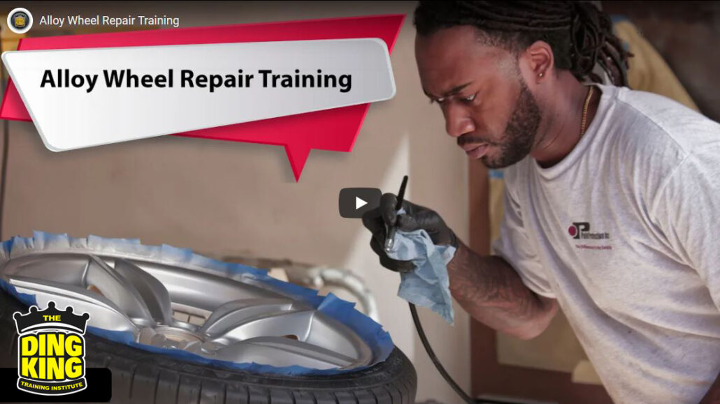 Alloy wheel repair training.