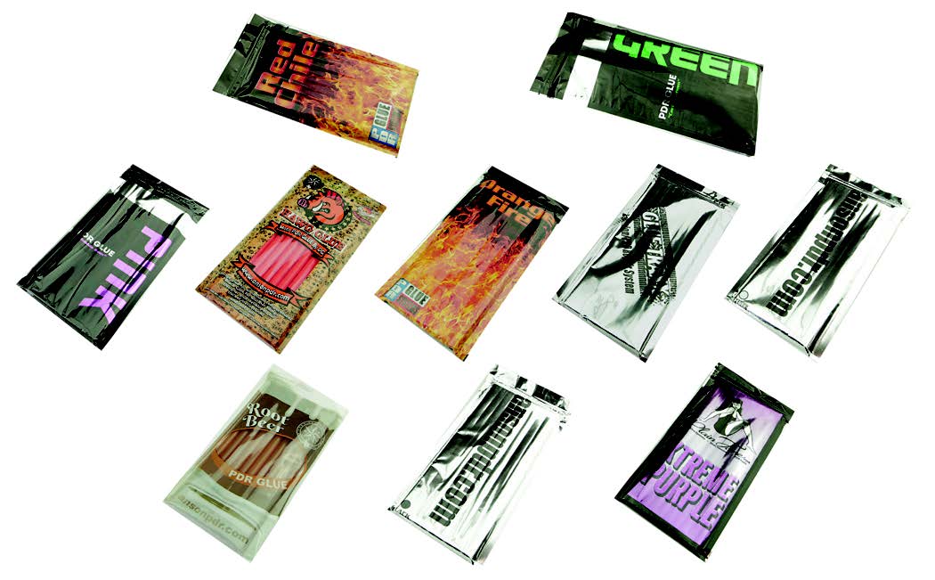 A variety of packets of different types of cigarettes.